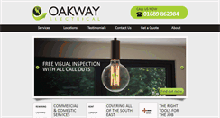 Desktop Screenshot of oakwayelectrical.co.uk